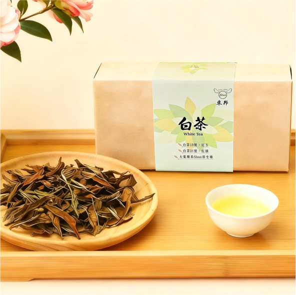 大葉種系Shan原生種●老茶樹白茶｜文創環保鋁箔精美包(20g)